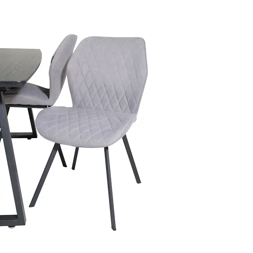 Spisegruppe Venture Home Ina med 4 Geneva Stoler