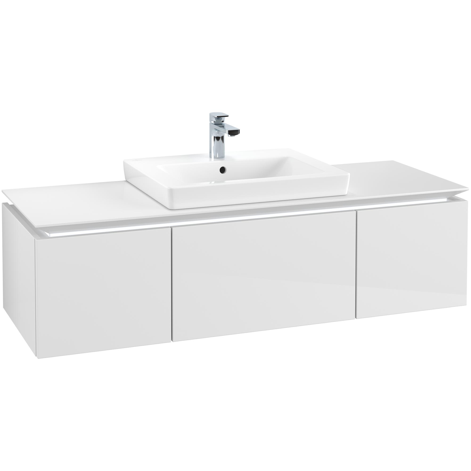 Tvättställsskåp Villeroy & Boch Legato Kompakt med 3 Lådor för Tvättställ | badrum - badrumsmobler - tvattstallsskap-och-kommod | KakelKungen