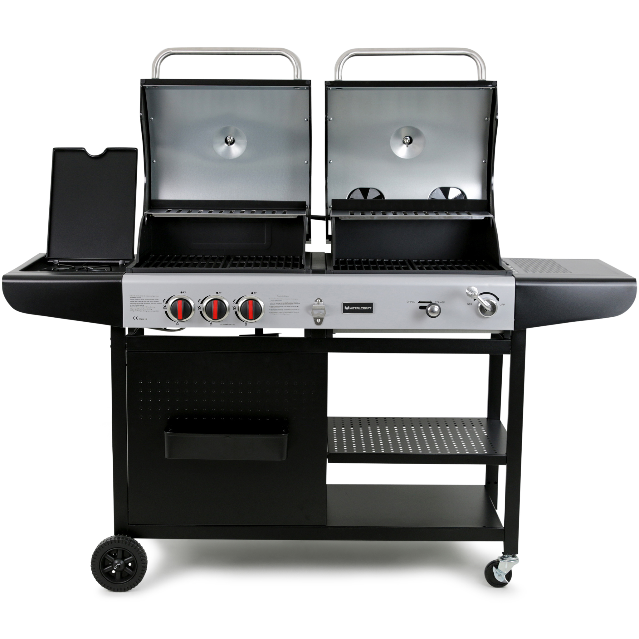 Gass/Kullgrill Metalcraft Kombinasjonsgrill Aurora