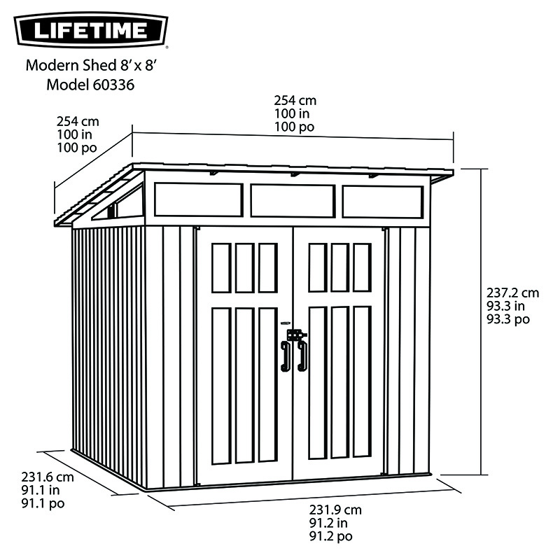 Lagerbod gop Lifetime Merkur 5,07 kvm