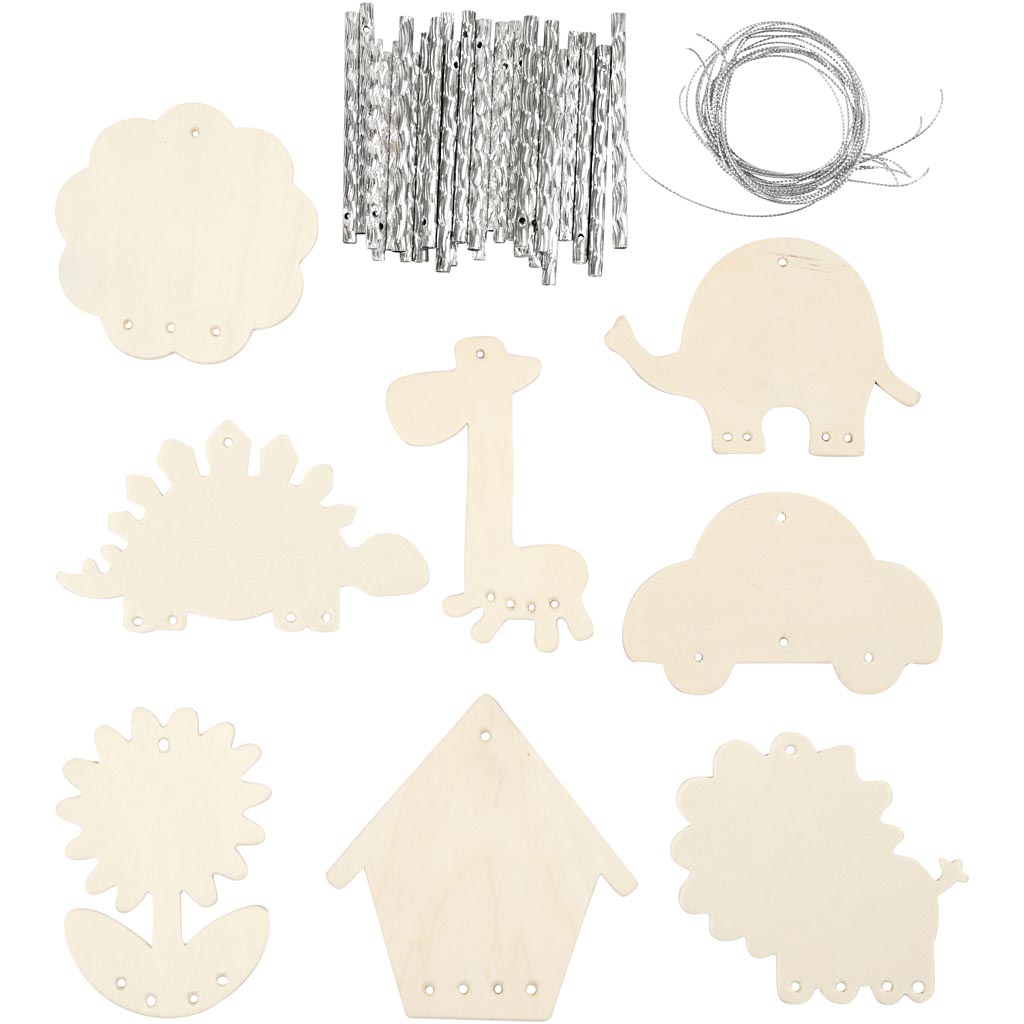 Vindspill Creativ Company Str 9-14 cm Tykkelse 2 mm 24 St/1 Pk