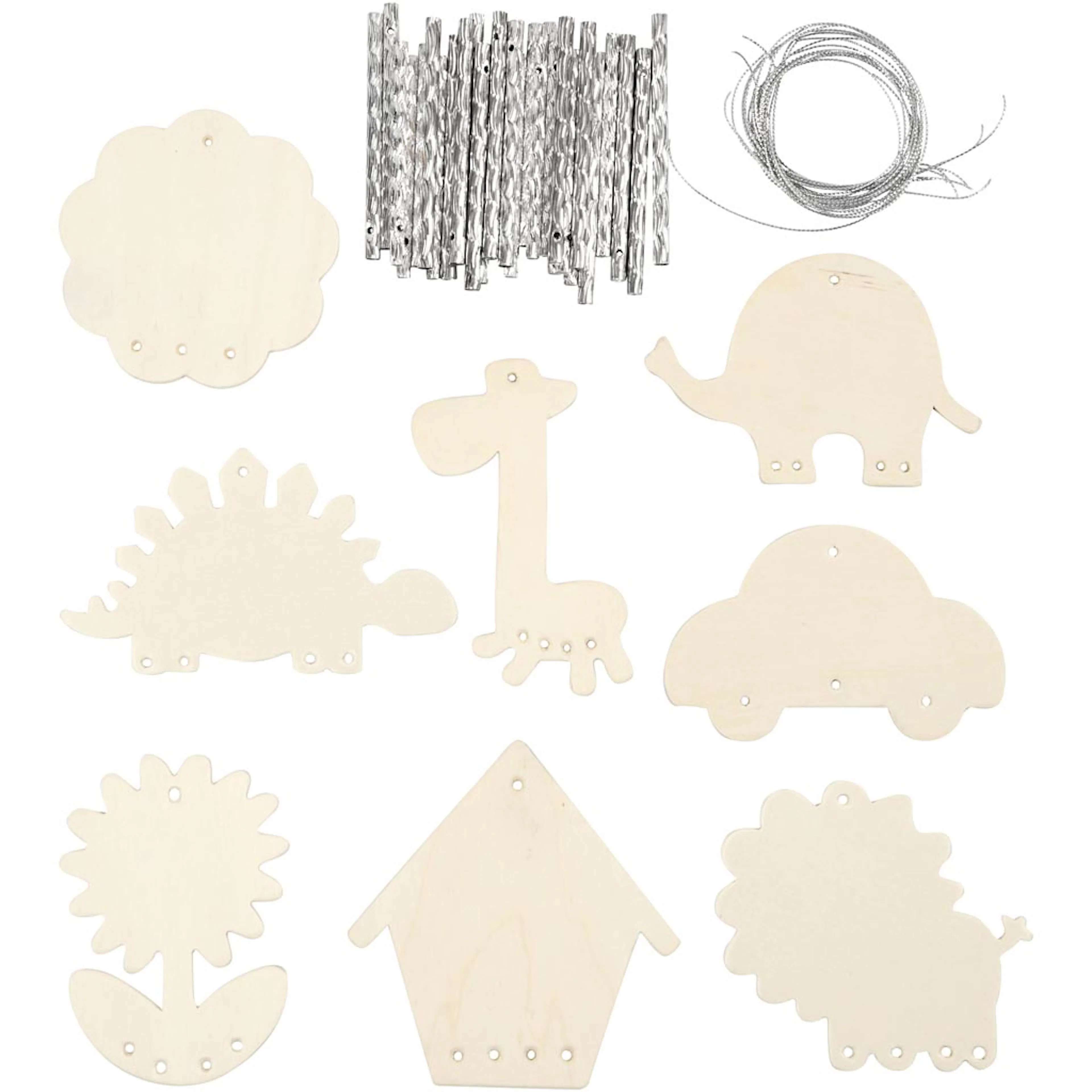 Vindspill Creativ Company Str 9-14 cm Tykkelse 2 mm 24 St/1 Pk
