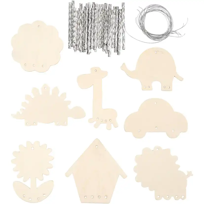Vindspill Creativ Company Str 9-14 cm Tykkelse 2 mm 24 St/1 Pk