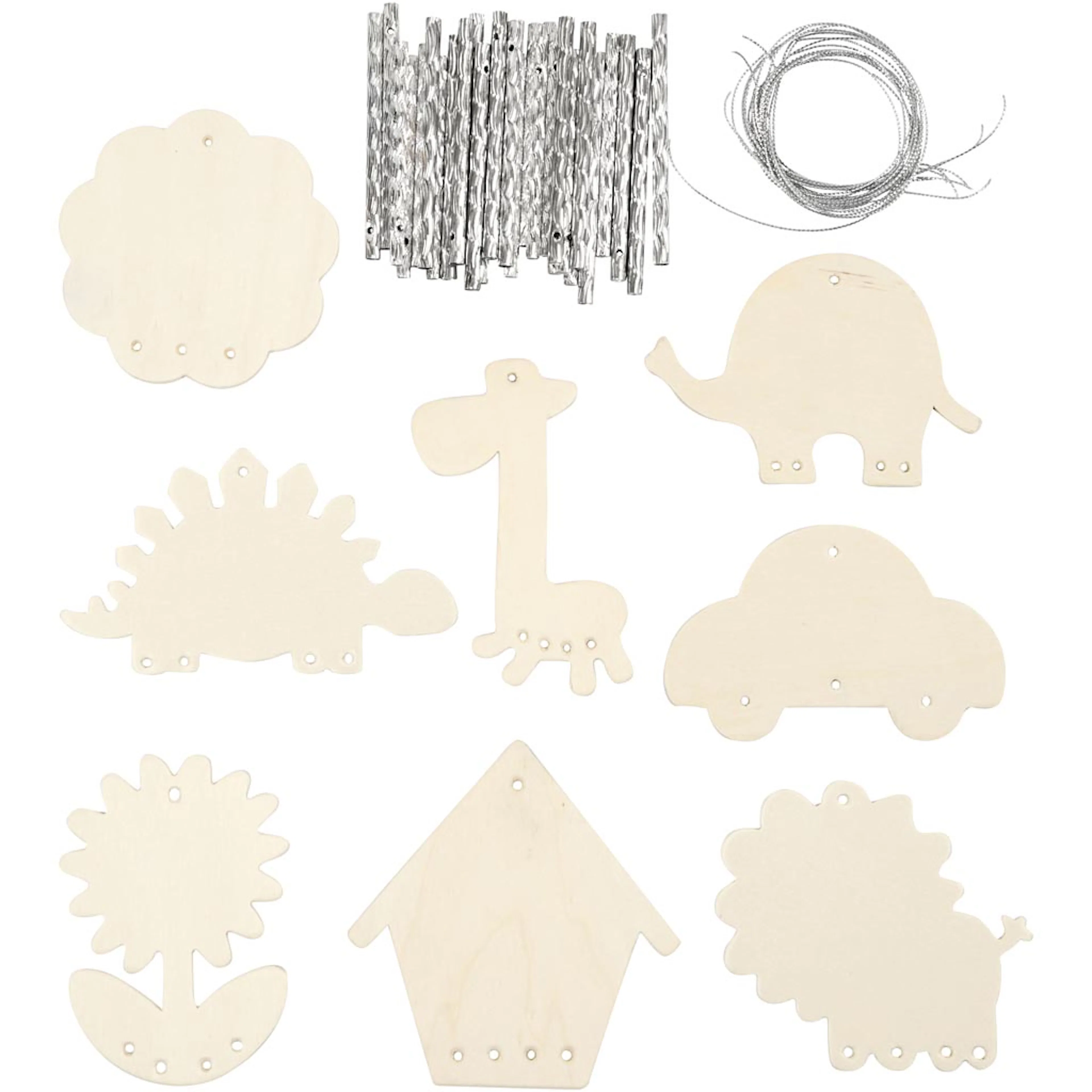 Vindspill Creativ Company Str 9-14 cm Tykkelse 2 mm 24 St/1 Pk