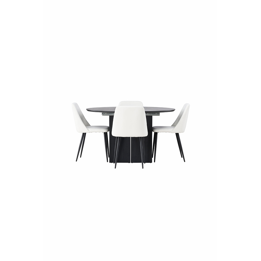 Spisegruppe Venture Home Matilda med 4 Night Stoler