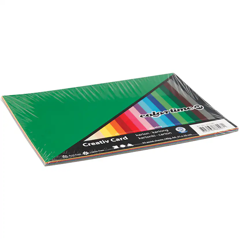 Kartong Creativ Company Ass Farger A4 210x297 mm 1 Pk