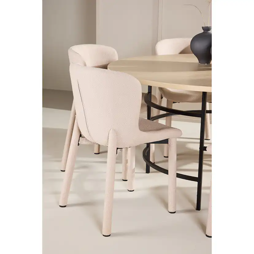 Spisegruppe Venture Home Copenhagen Ø140 cm med 6st Astoria Spisestoler