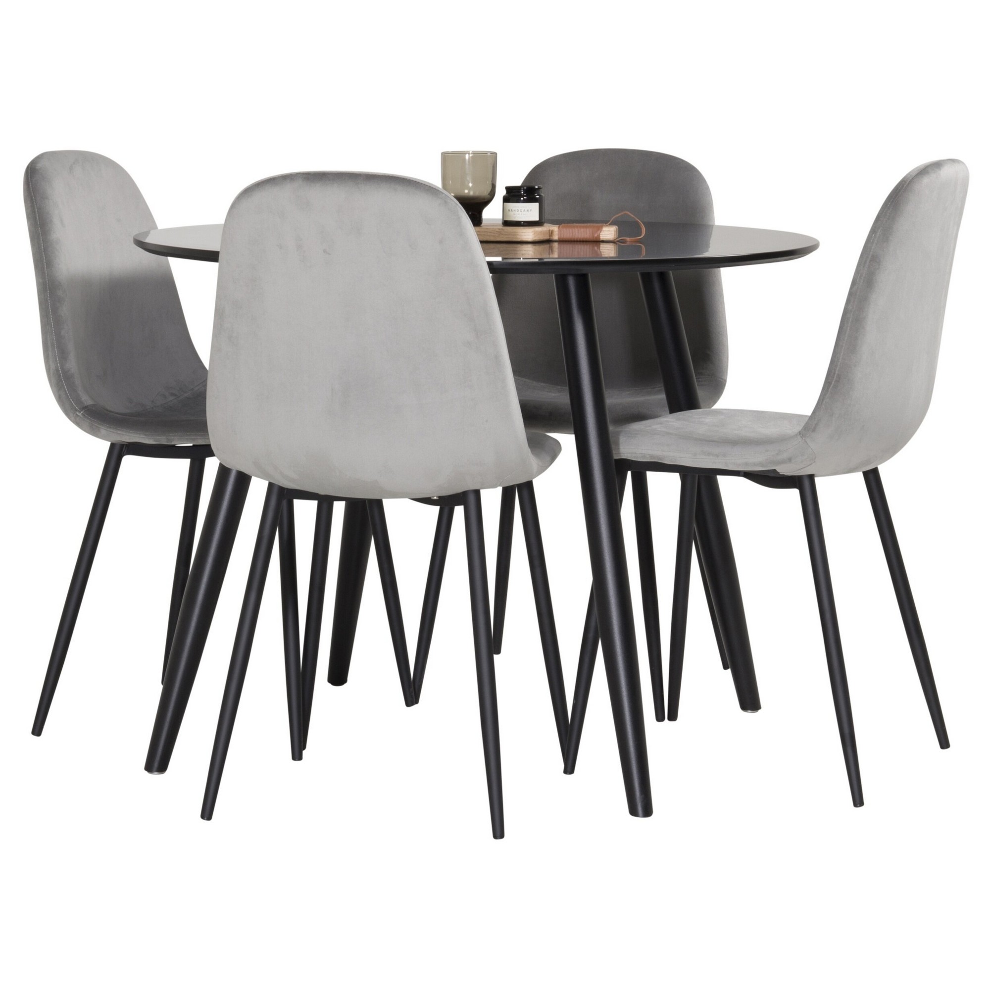 Spisegruppe Venture Home Plaza med 4stk Polar Stoler