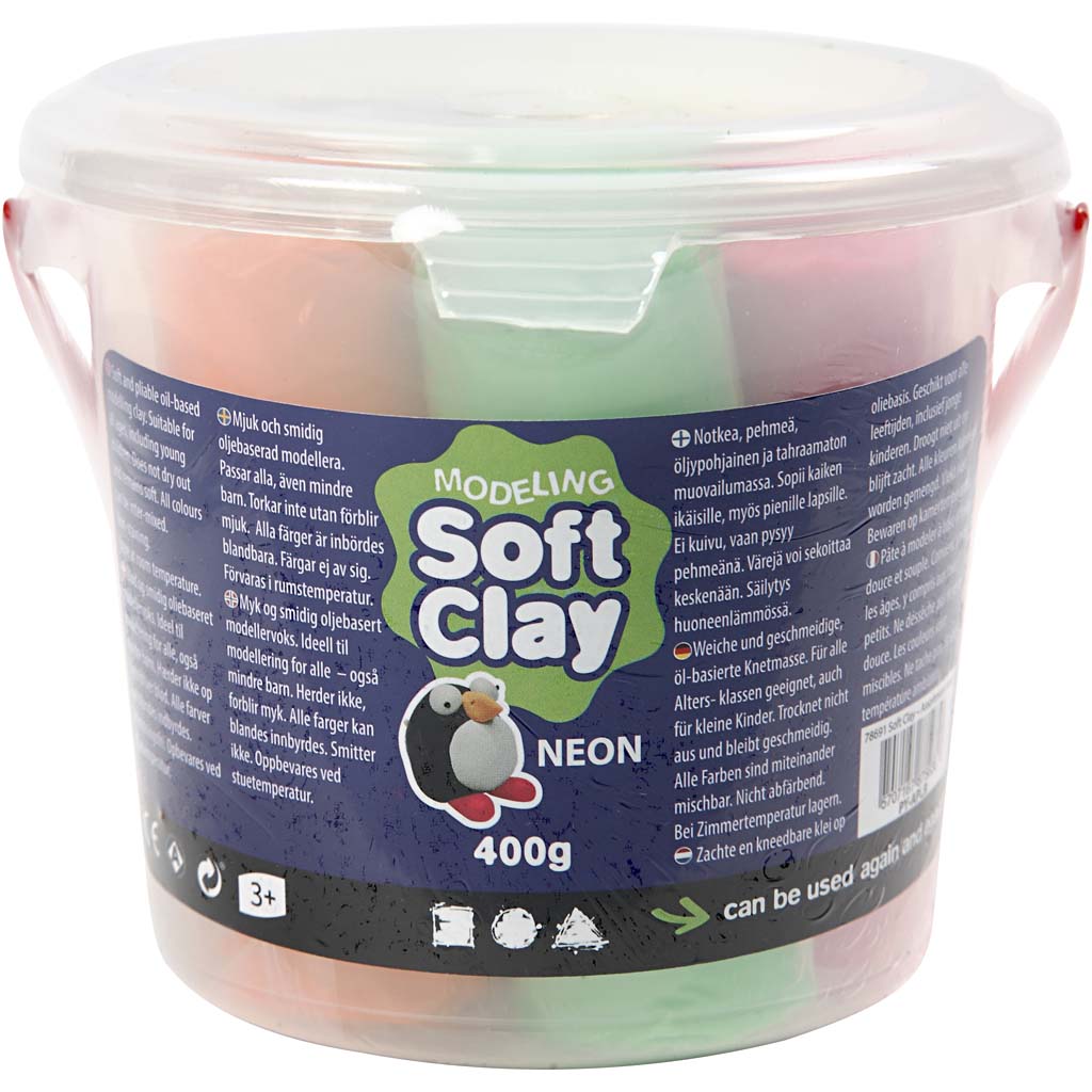 Modellervoks Creativ Company Soft Clay 9,5 cm 400 g