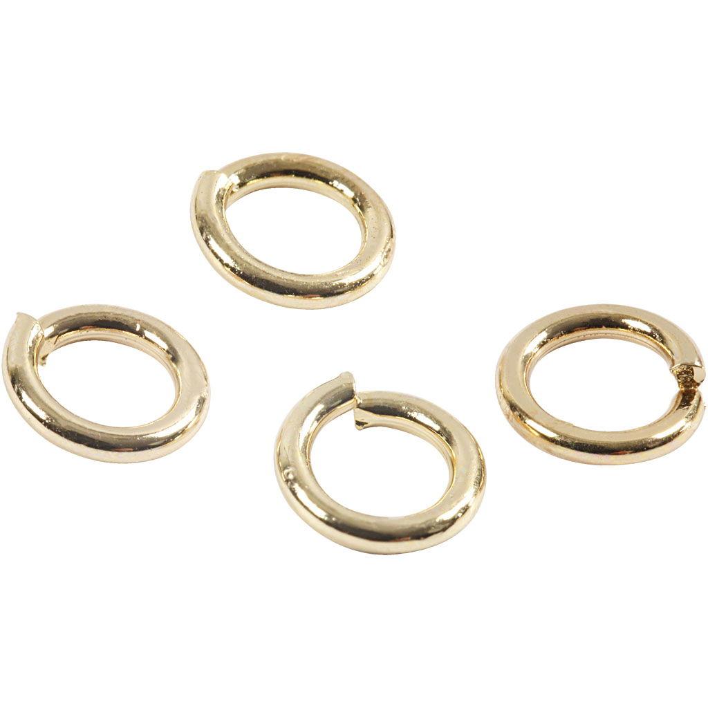 O-Ringer Creativ Company Forgylt 500 Stk/1 Pk