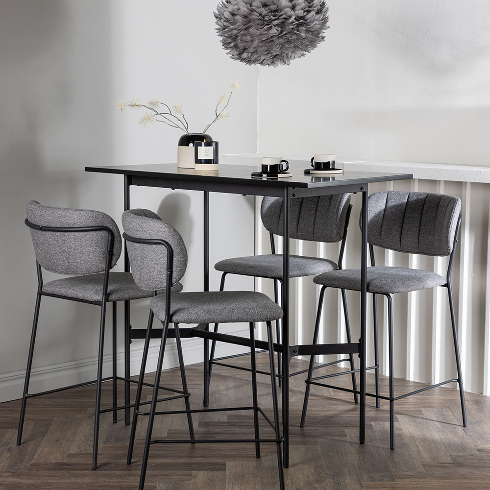 Spisegruppe Venture Home Rax med 4 stk Bell Stoler