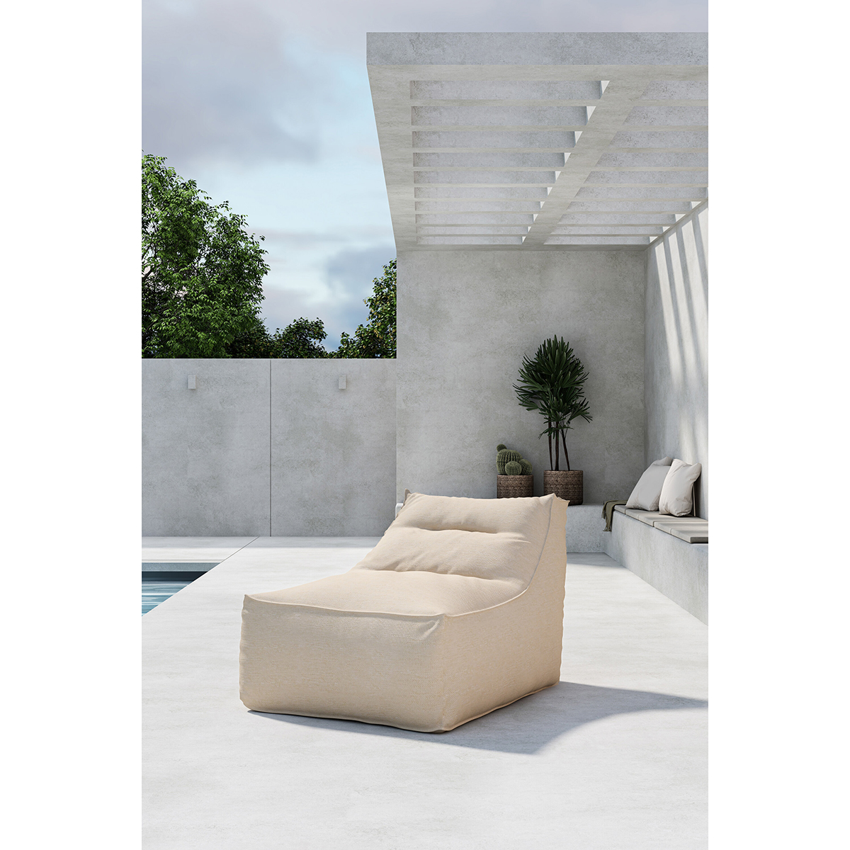 Redang Relaxbag Fabric - Beige / 118*94*83 Farge: Beige