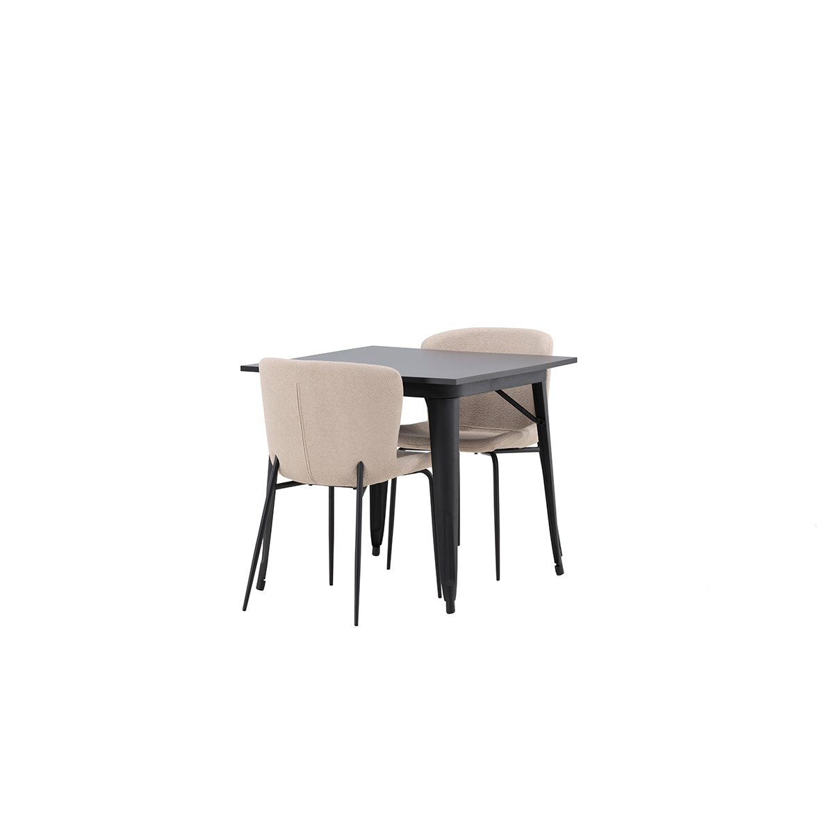 Spisegruppe Venture Home Tempe med 2 Modesto Stoler