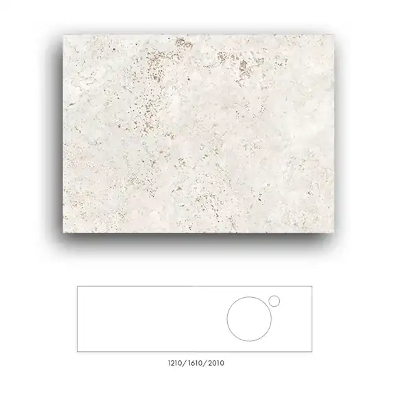 Bänkskiva Macro Design Crown+ Dekton 1610 till Tvättställsskåp Crown