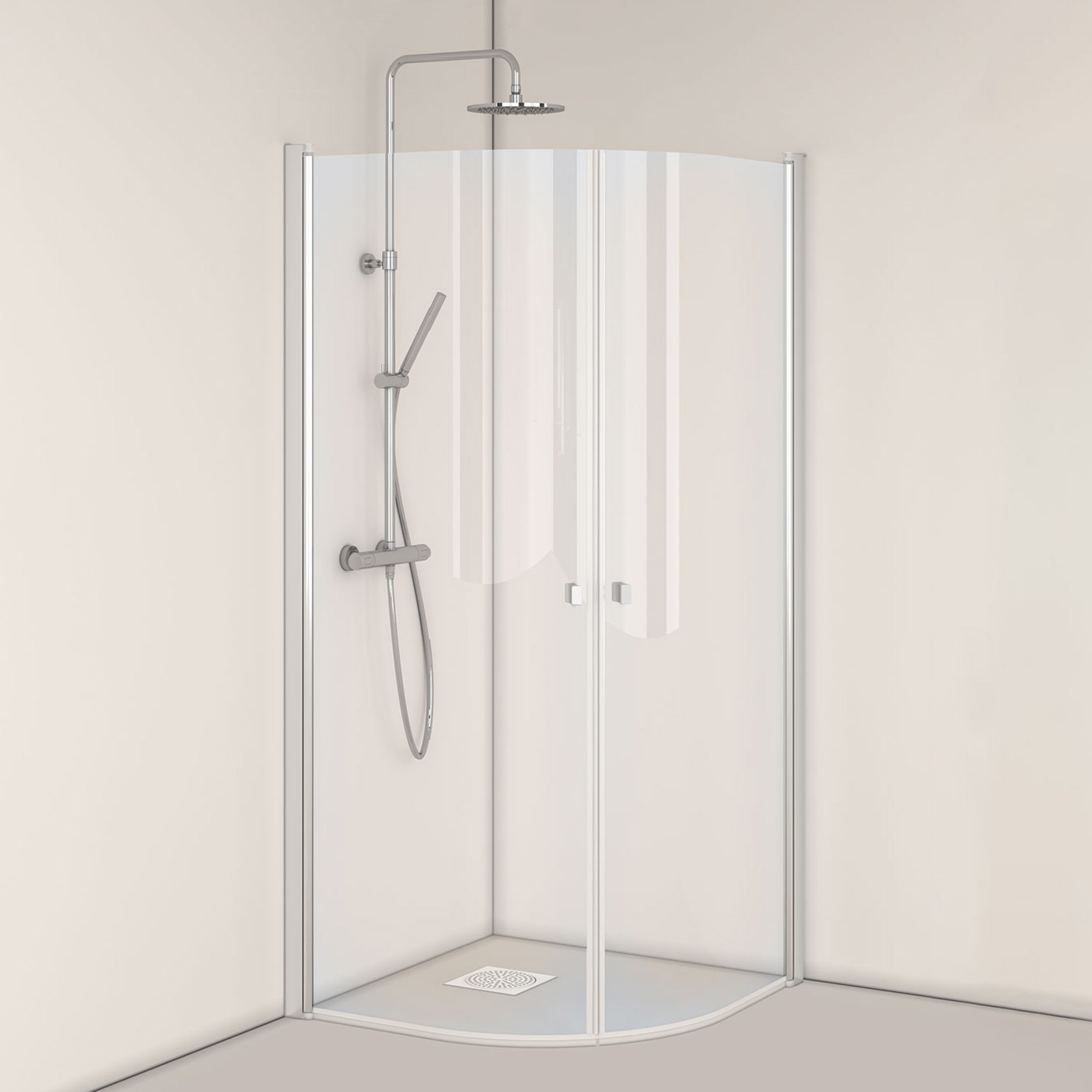 Dusjhjørne Hafa Igloo Pro Round