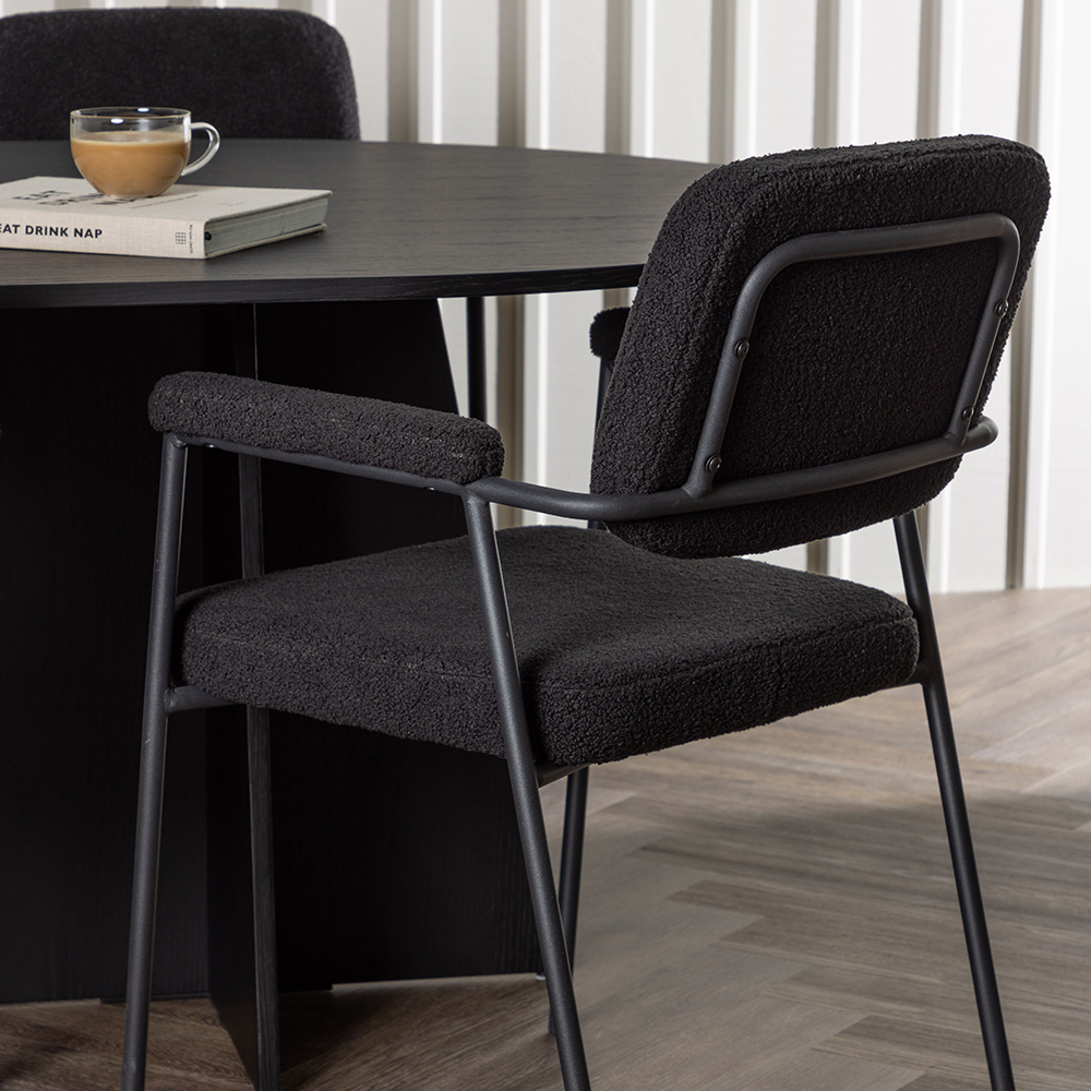 Spisegruppe Venture Home Bootcut med 6 stk Yesterday Stoler