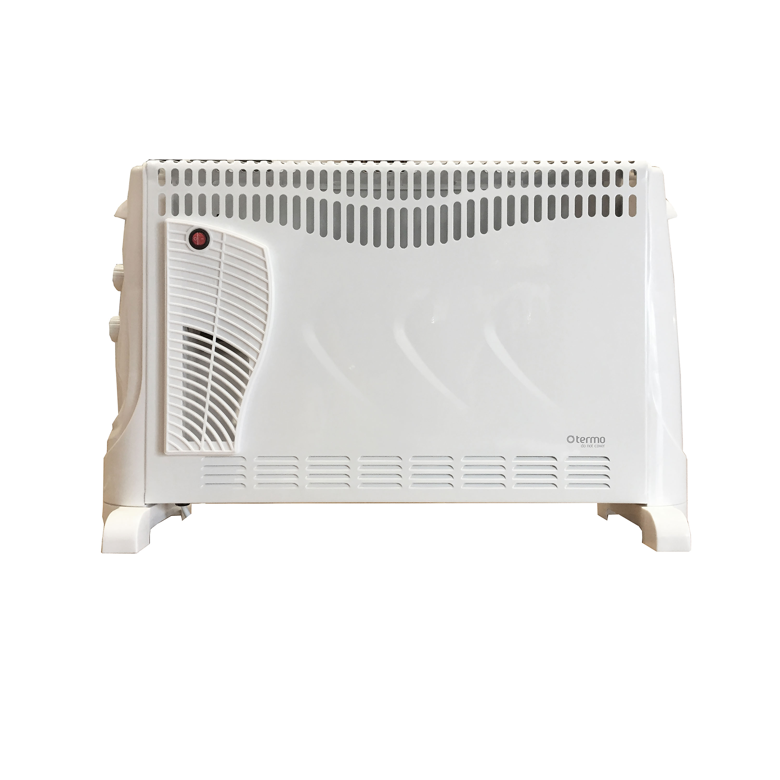 Stråleovn Termo STEEL 2000 W med Turbovifte