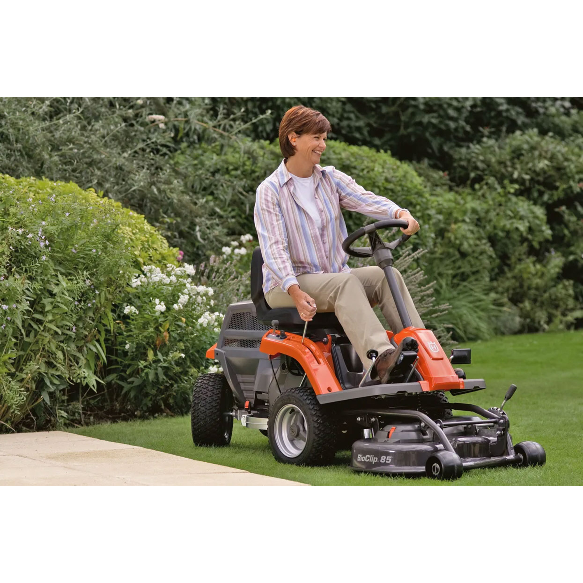 Traktorklipper Husqvarna R 112C5 inkl. Klippeaggregat