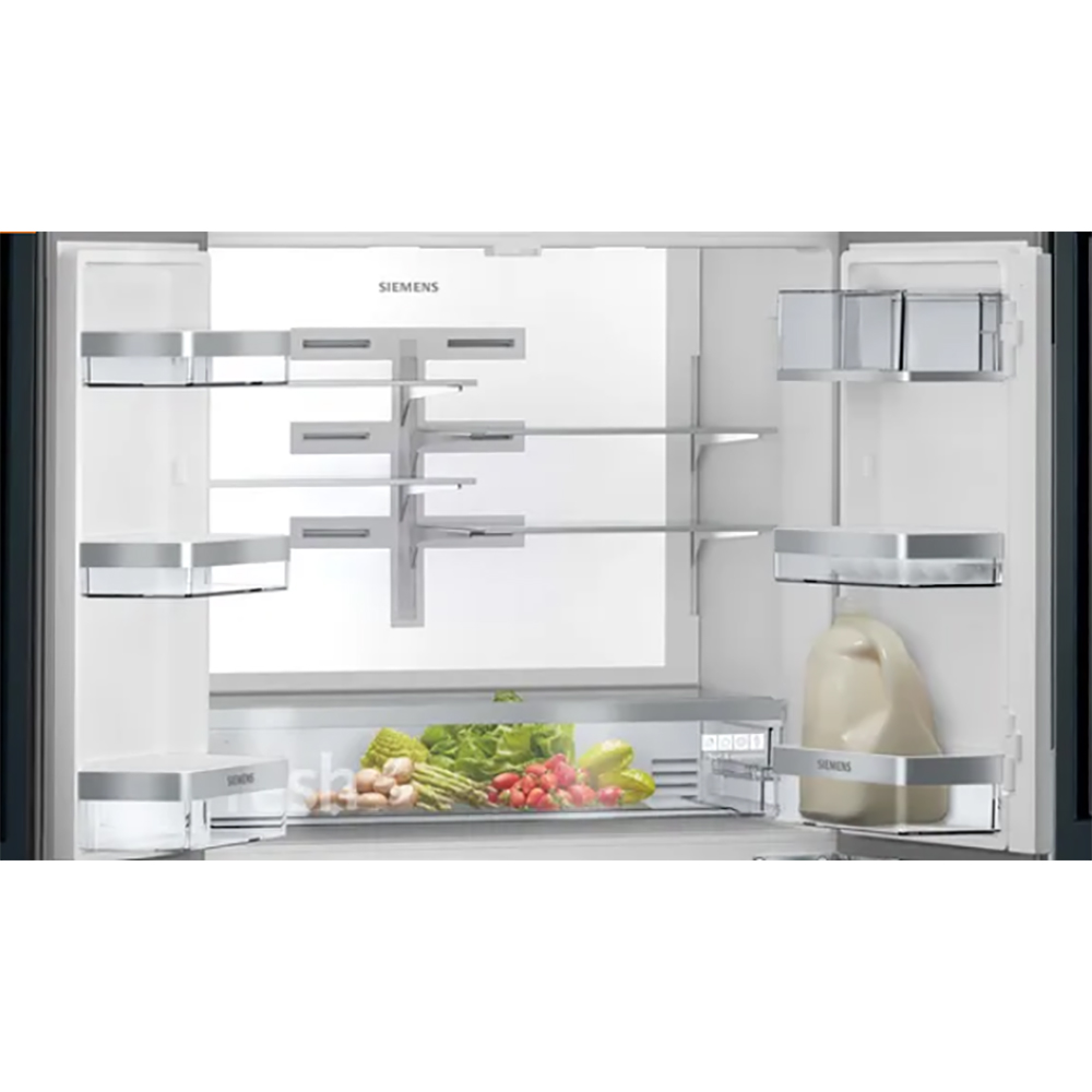 Side by Side Siemens KF96RSBEA iQ700 med Vinkjøler