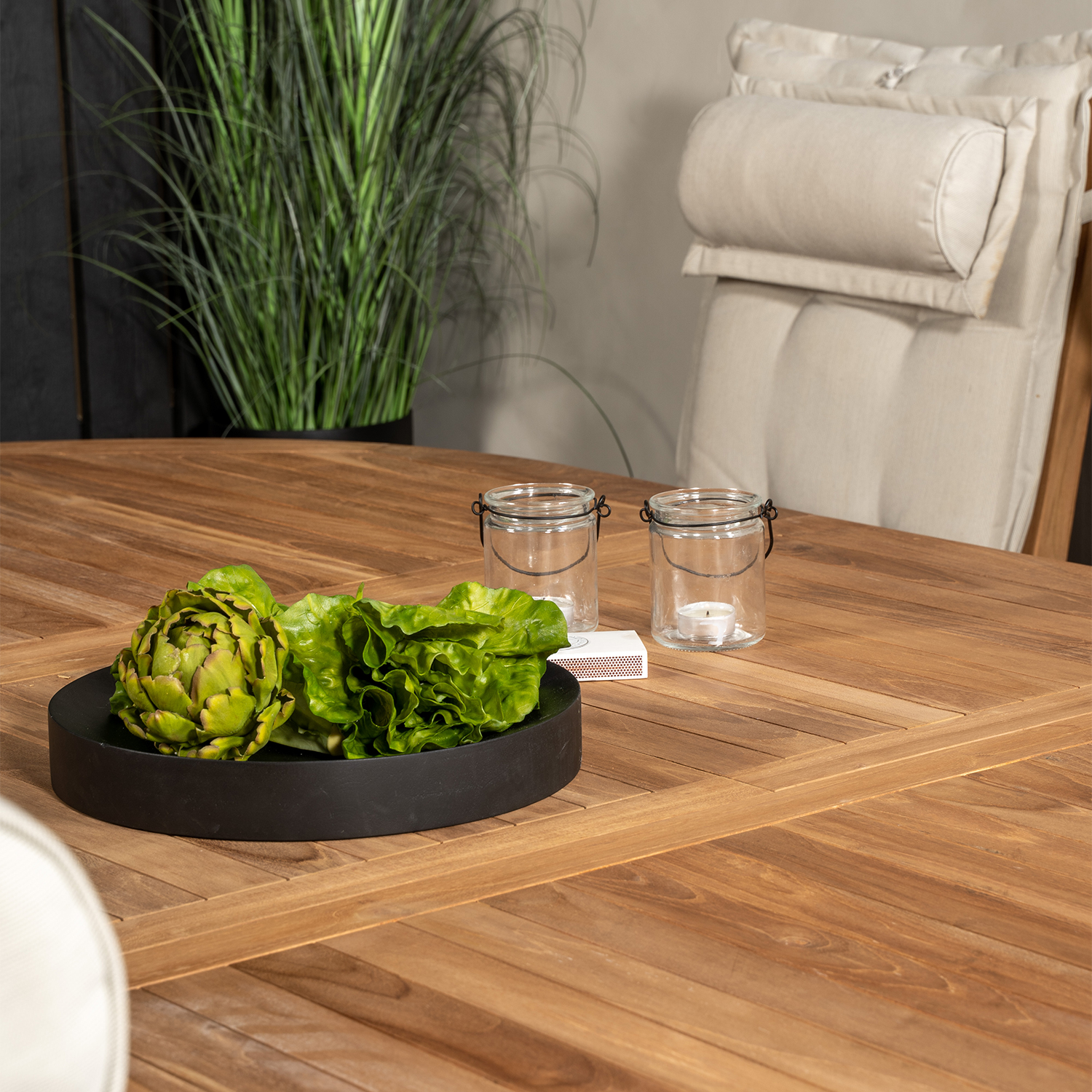 Spisegruppe Venture Home Kenya 180-240x120 Teak med 8 Kenya PositionsLenestoler