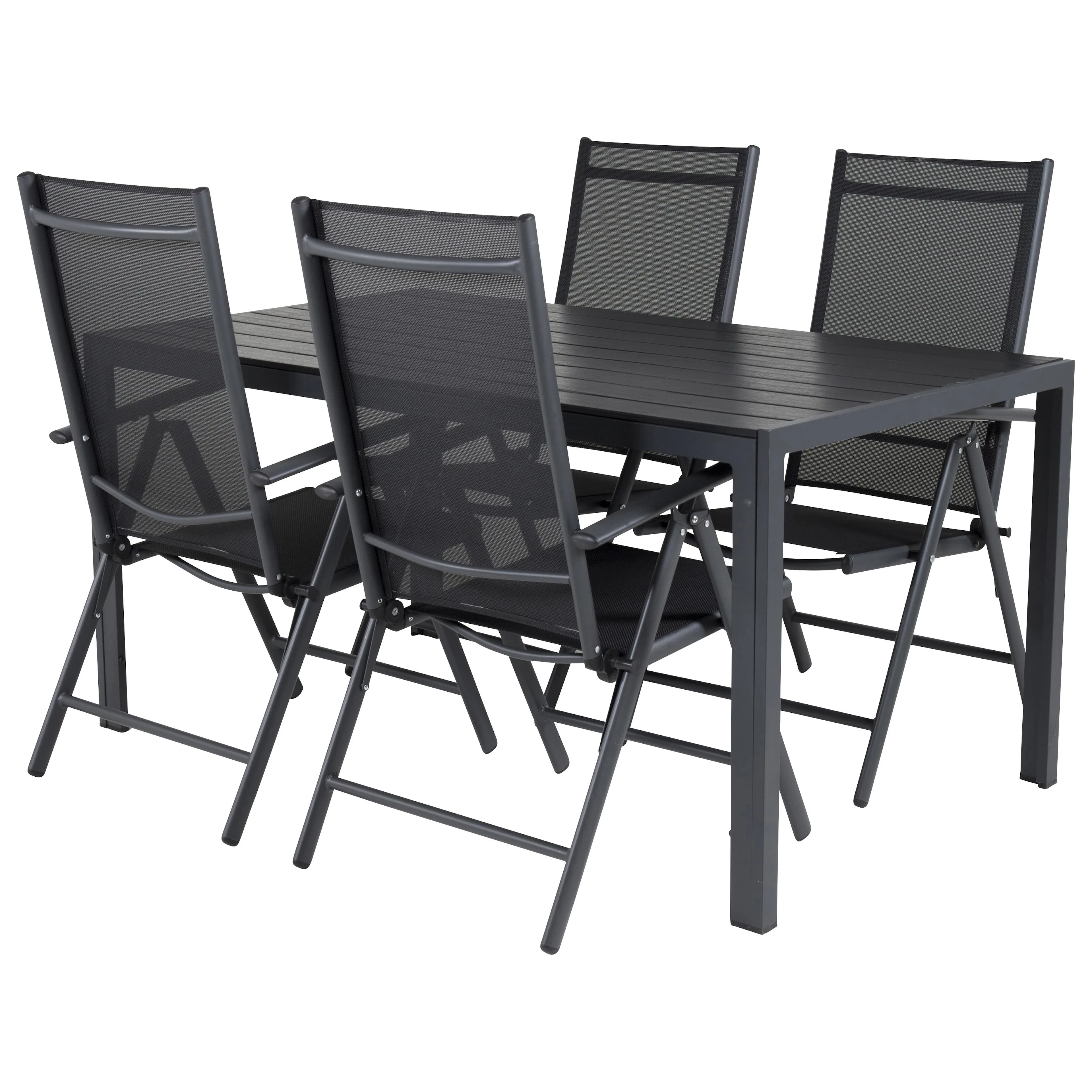 Spisegruppe Venture Home Bront 150 med 4 Bront Stoler