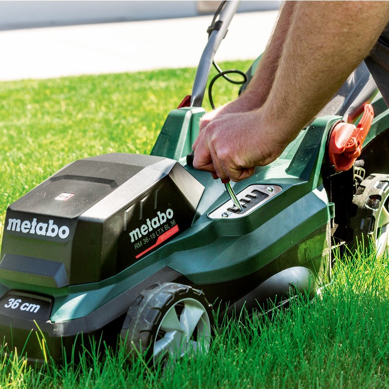 Gressklipper Metabo RM 36-18 LTX BL 36 Uten Batteri