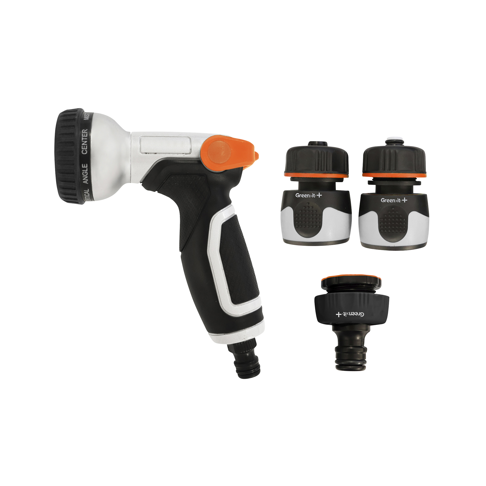 Dusjpistol Green It Plus med 3 Koblinger