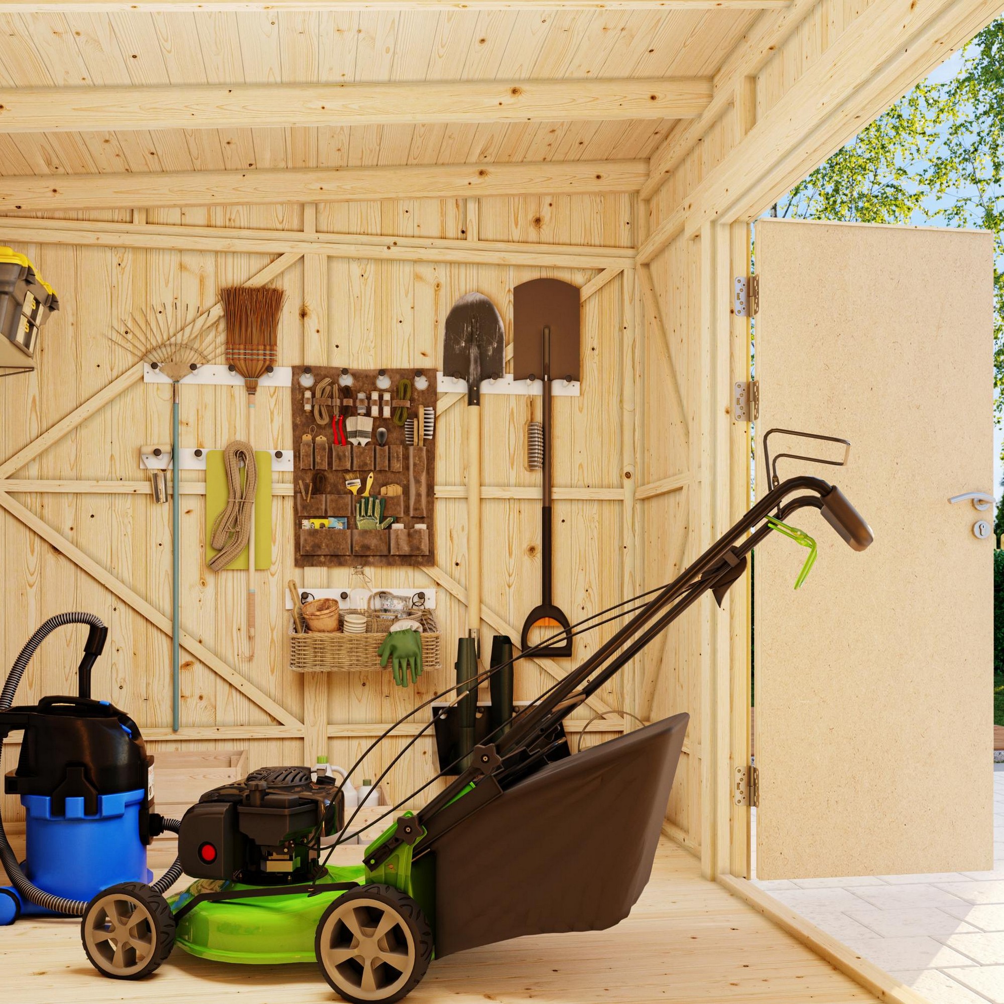 Lagerbod Palmako Stig 8,4 m2 (inv. 8,2 m2) 