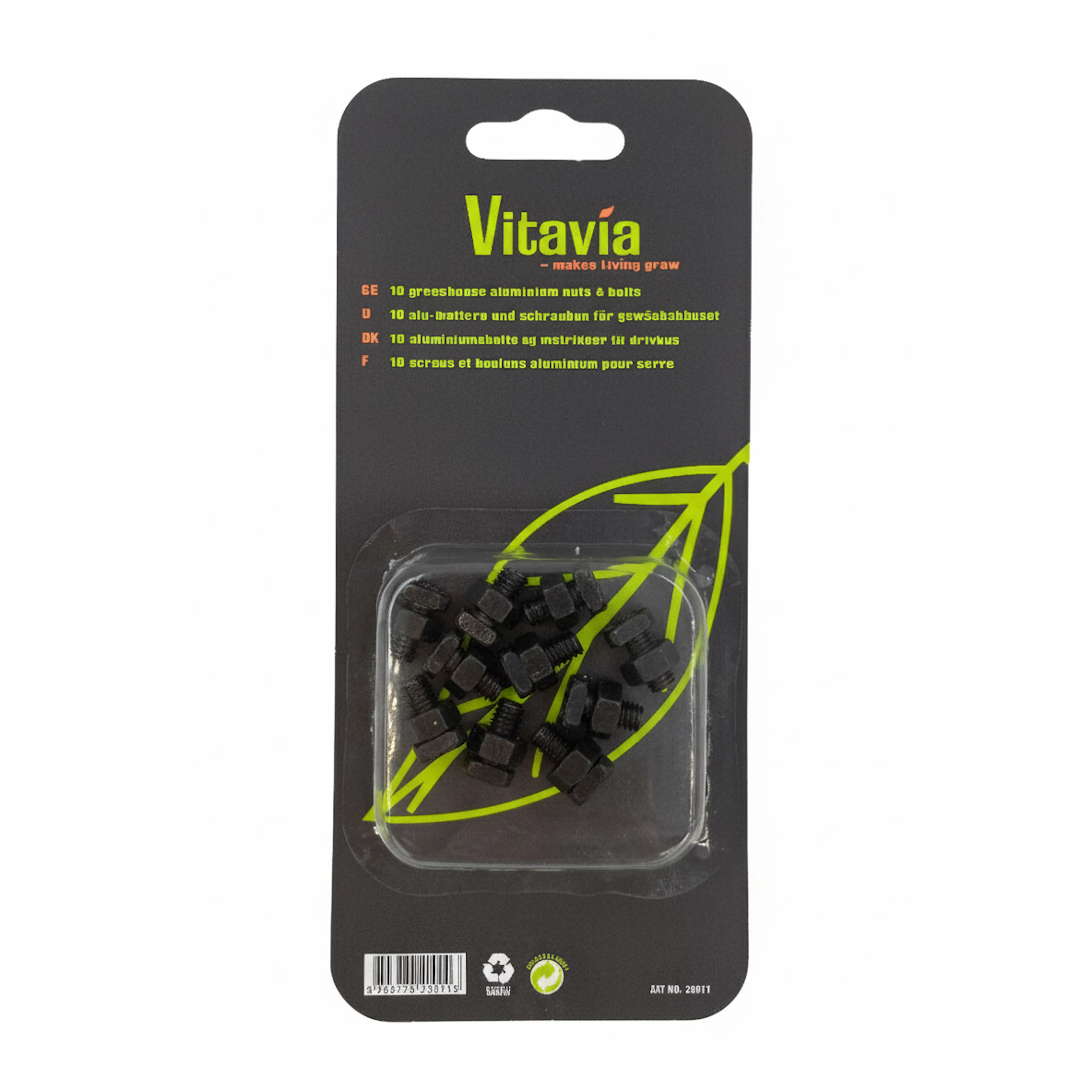 Monteringssett Vitavia Bolter & Muttere 10-Pk