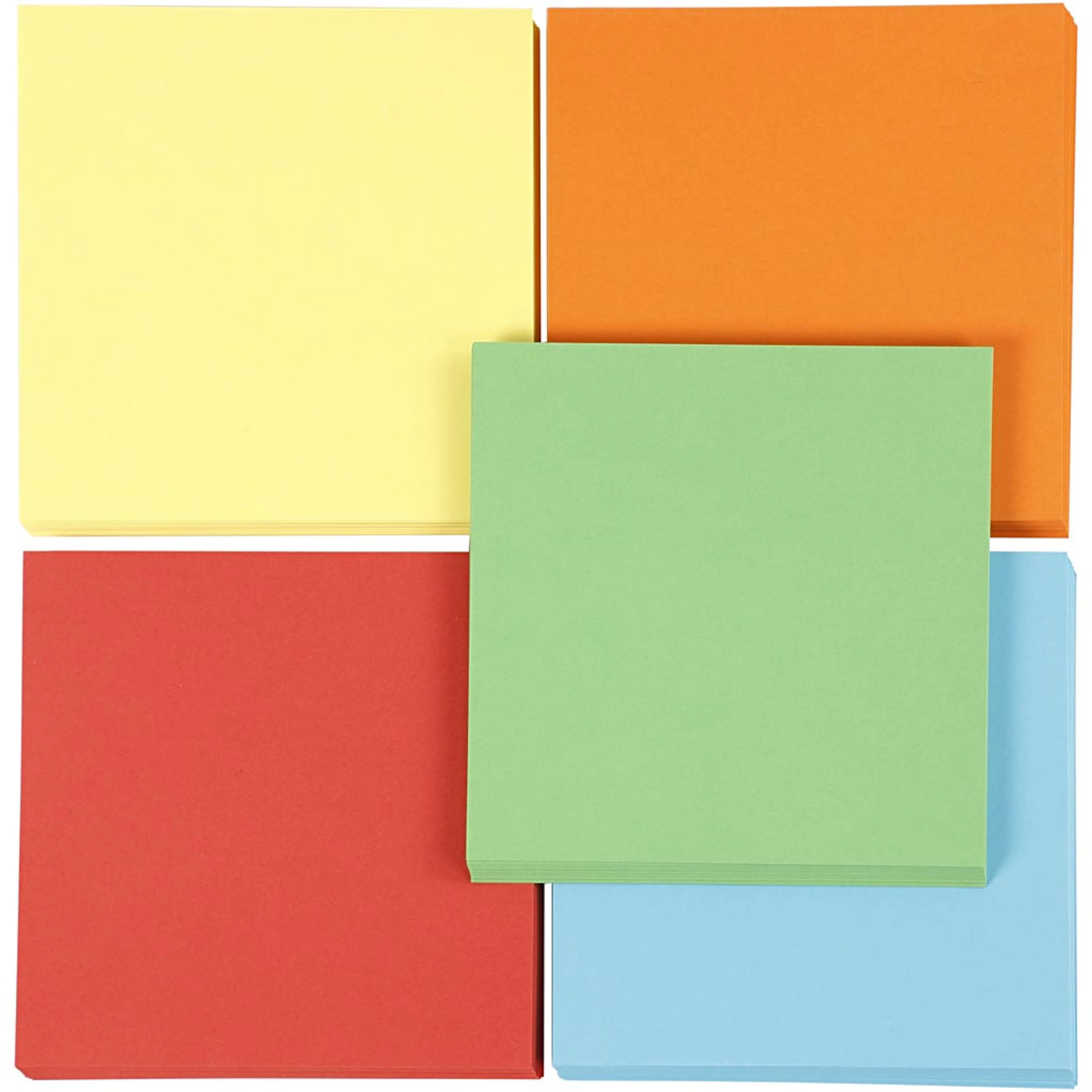 Origamipapper, stl. 15x15 cm, 80 g, 5x80 ark/ 1 förp. 400 st