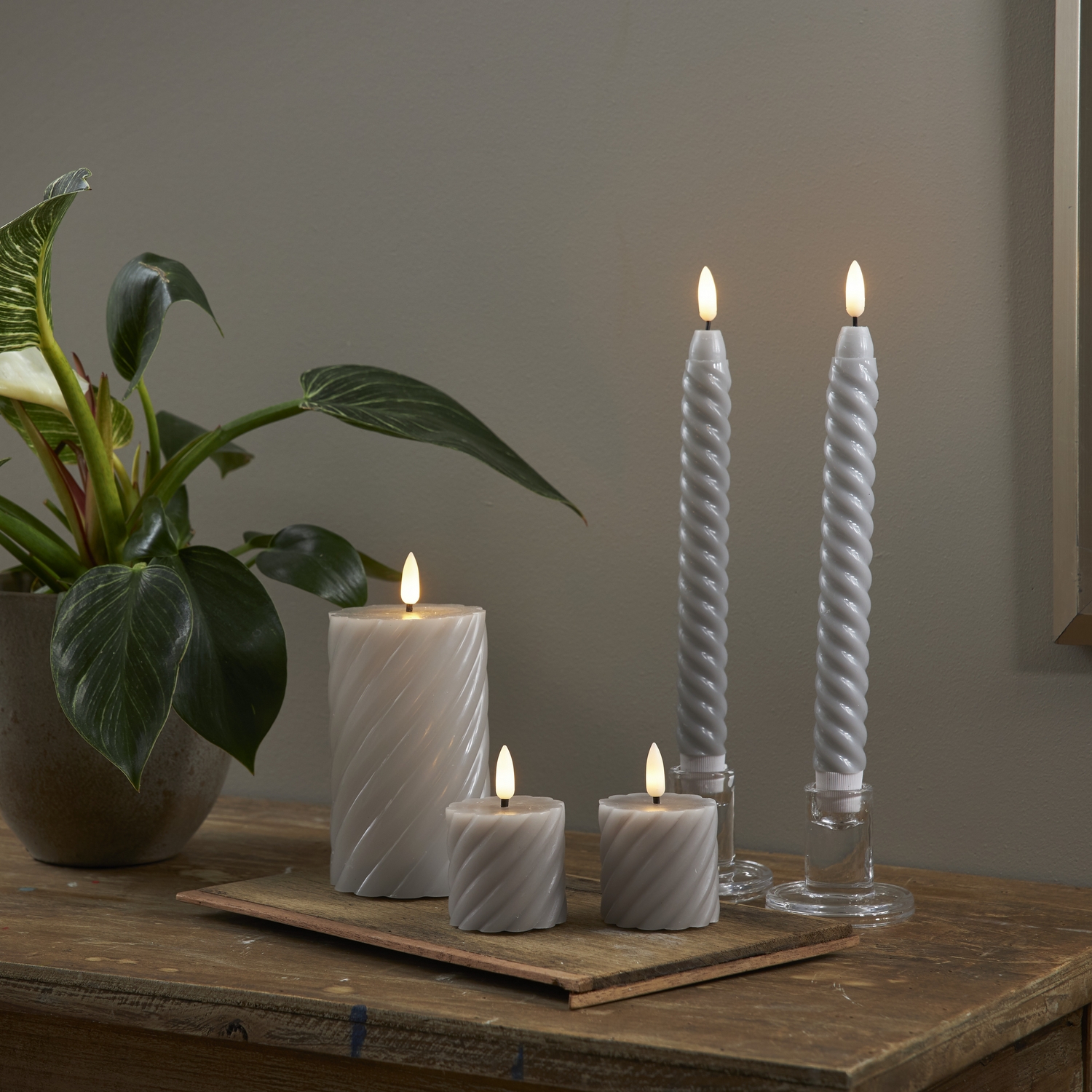 Kubbelys Star Trading Flamme Swirl LED