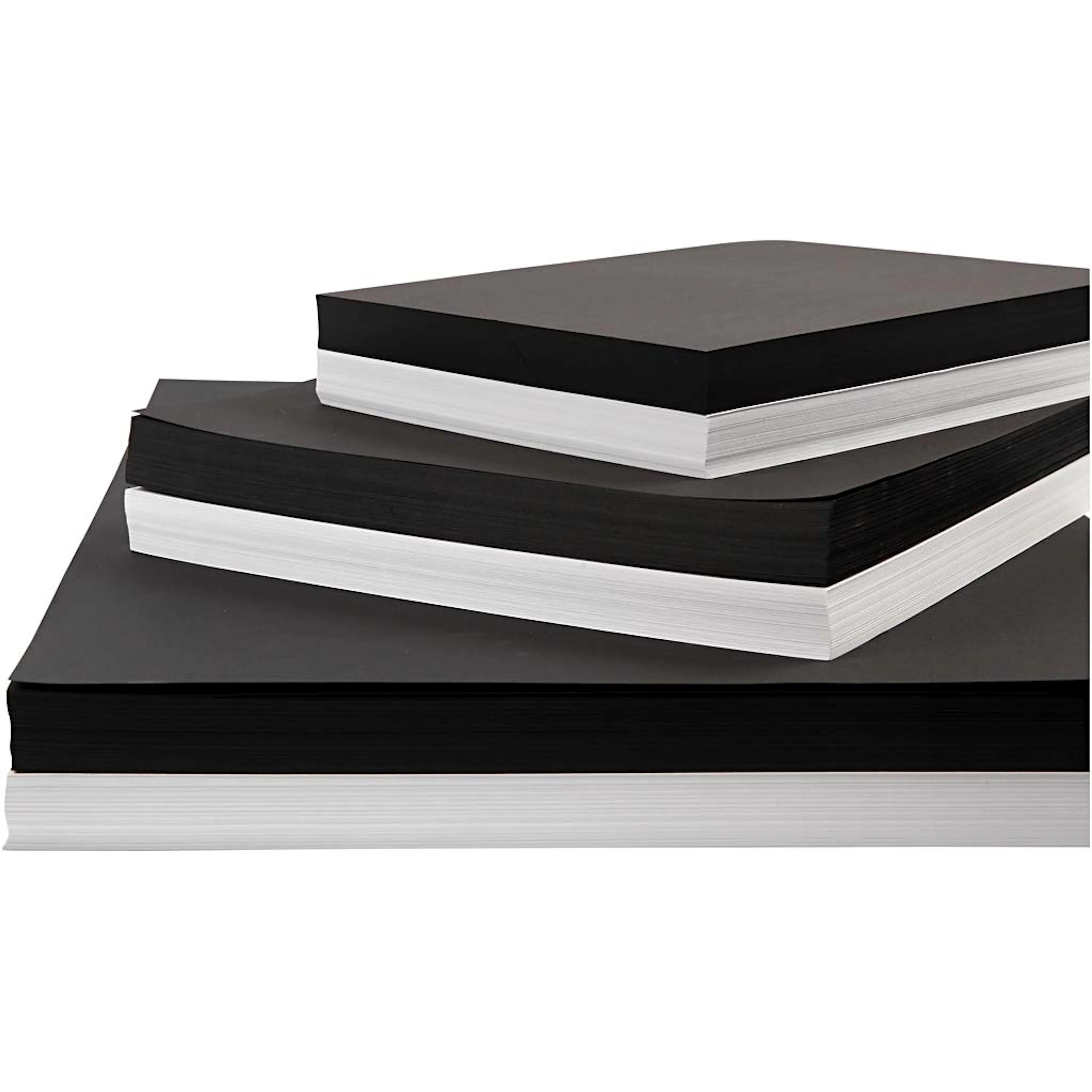 Kartong Creativ Company Hvit/Svart A2 A3 A4 600 Ass Ark/1 Pk