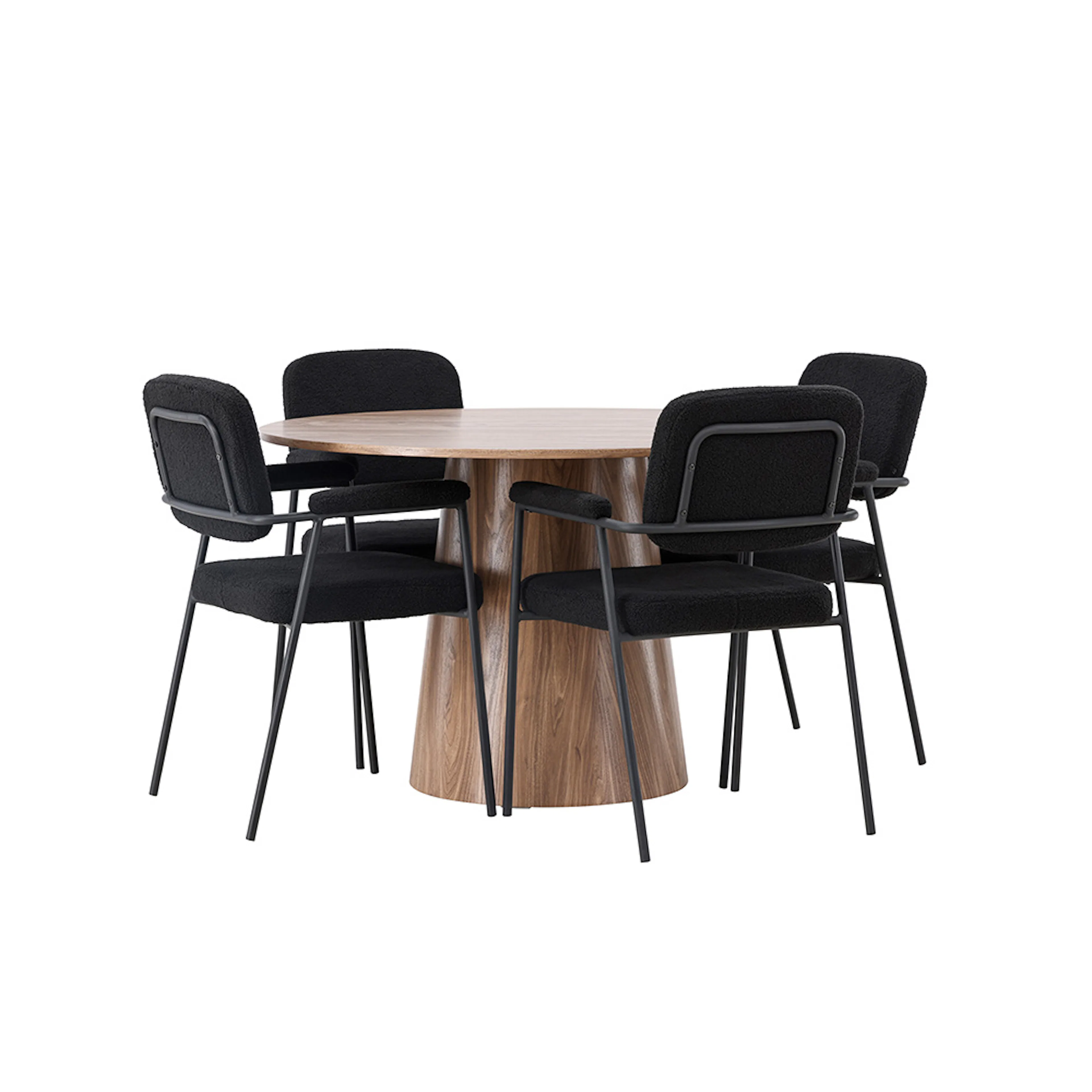 Spisegruppe Venture Home Lanzo med 4 Yesterday Stoler