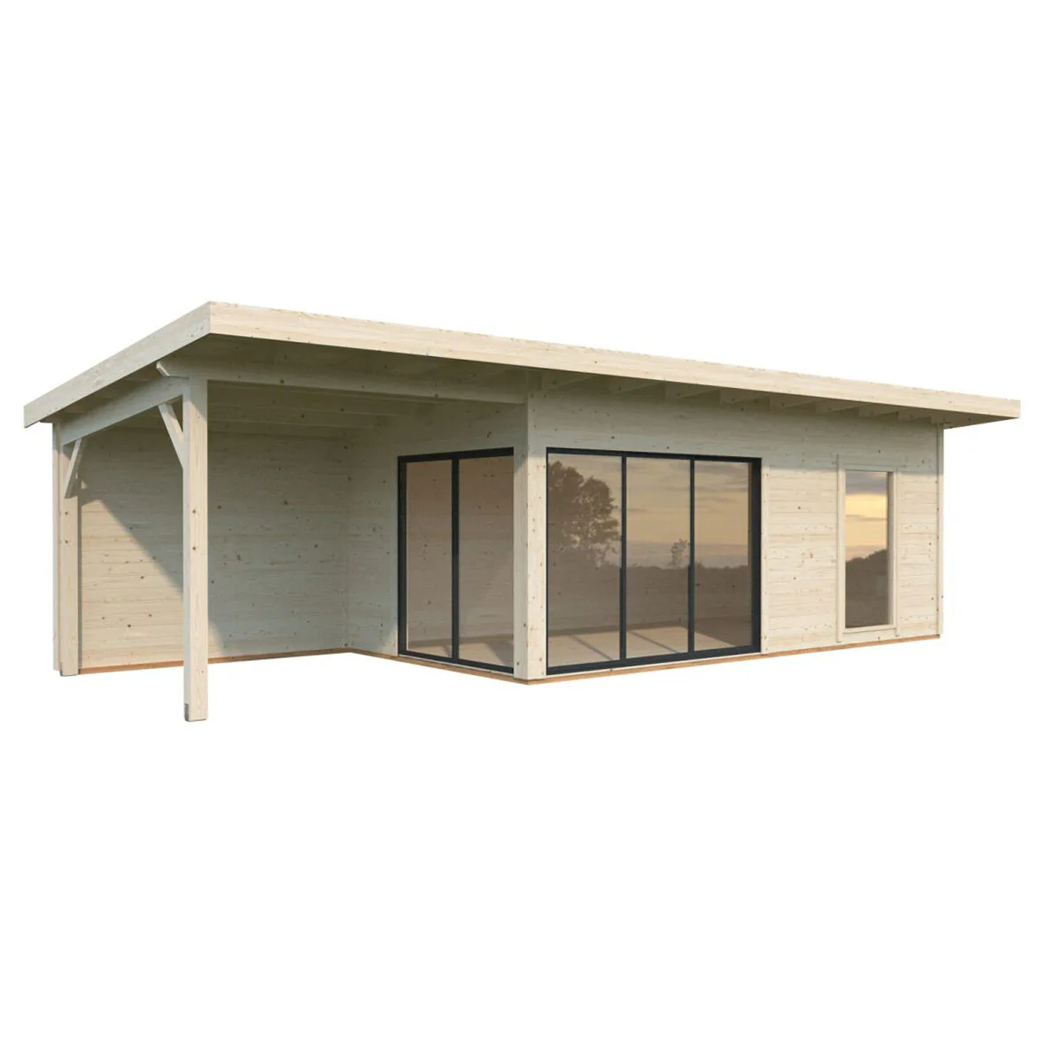 Andrea 17,1+7,9 m2 Slide NO Slide 1-Lags Glass