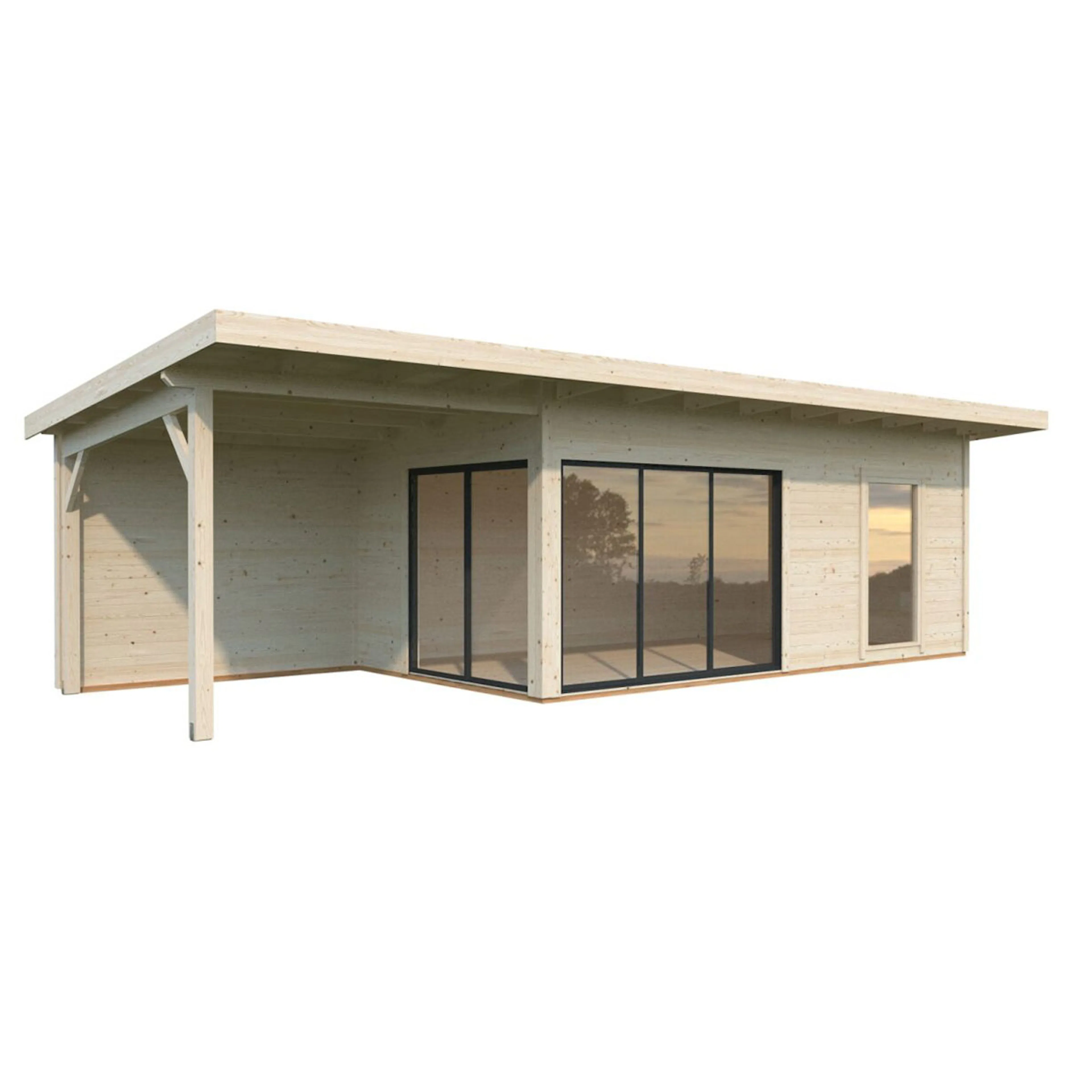 Andrea 17,1+7,9 m2 Slide NO Slide 1-Lags Glass