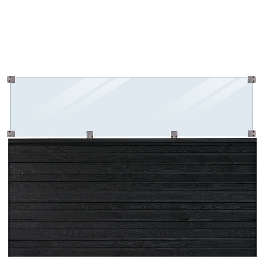 Levegg PLUS Plank med Glass 174x125