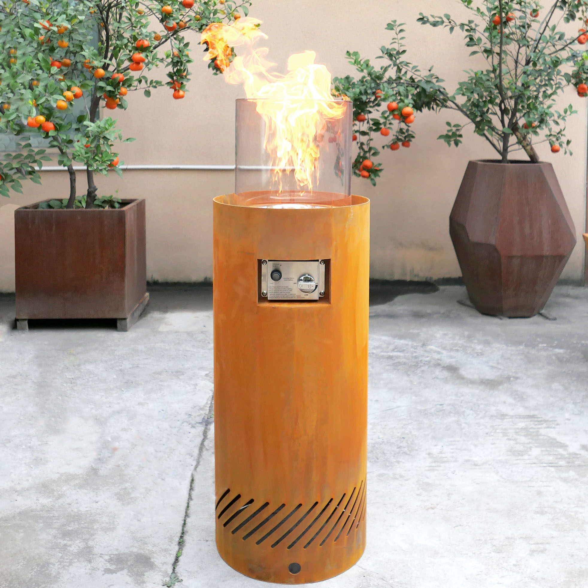 Gasspeis Lyfco Cortenstål Fredrika