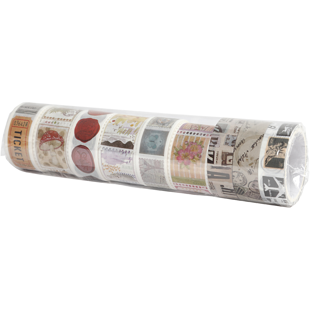 Maskeringstape Creativ Company L  3+5 m B  15+25 mm 9 Rl/1 Pk