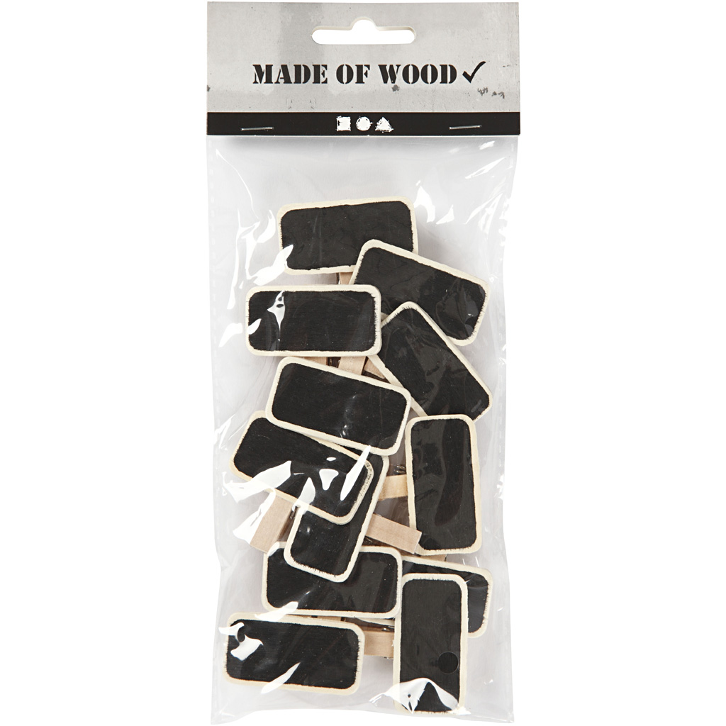 Tavle Creativ Company med Klype Str 4X2 cm 1 Pk