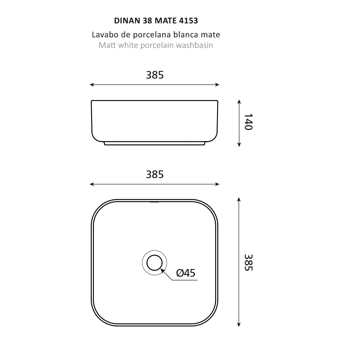 Servant Bathco Dinan Ø38