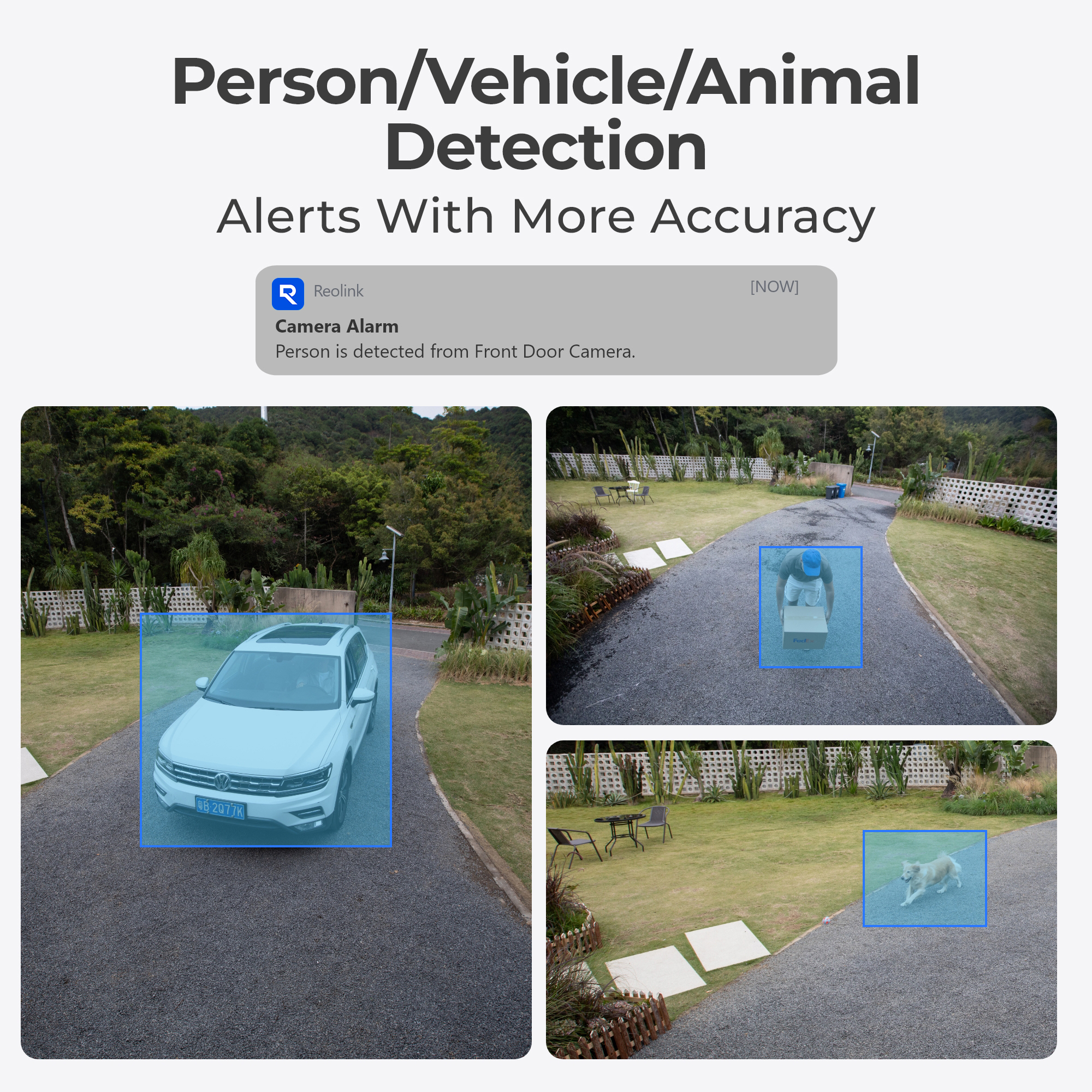 Overvåkningspakke Reolink Smart AI med 4 stk. 4K Kameraer og Opptaker