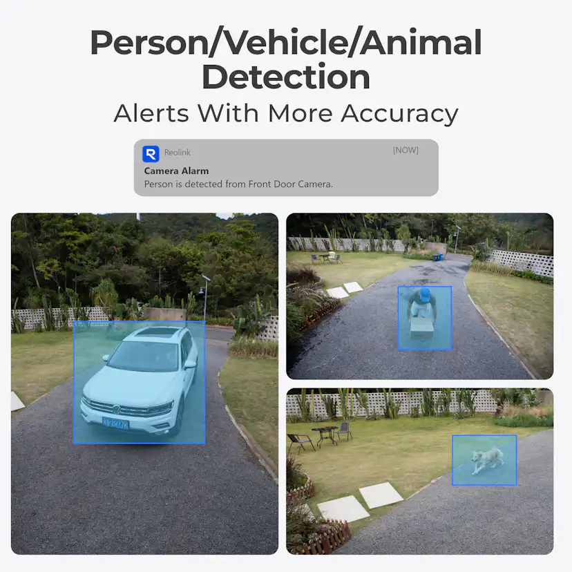 Overvåkningspakke Reolink Smart AI med 4 stk. 4K Kameraer og Opptaker