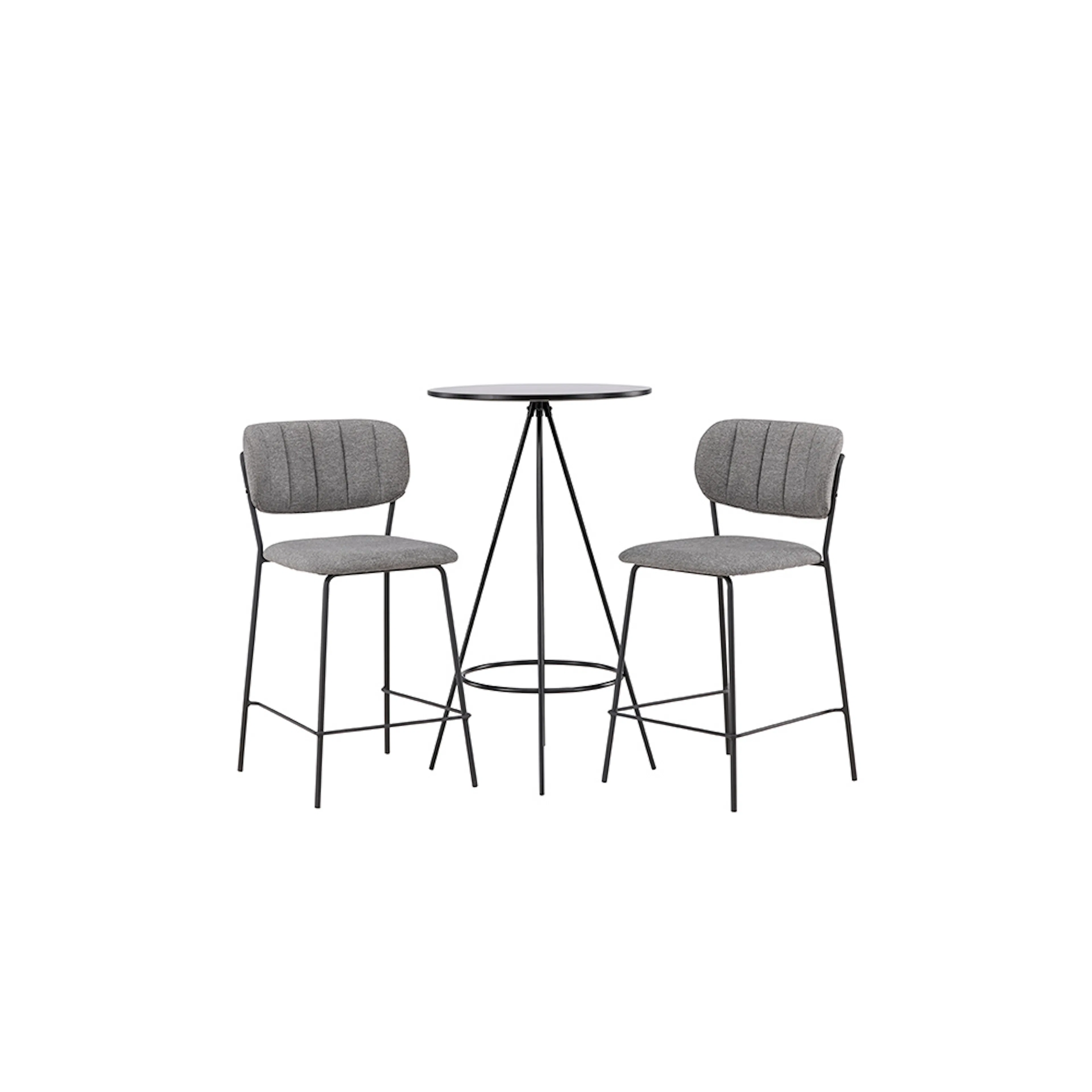 Spisegruppe Venture Home Bistro Ø60 cm med 2 stk Bell Stoler