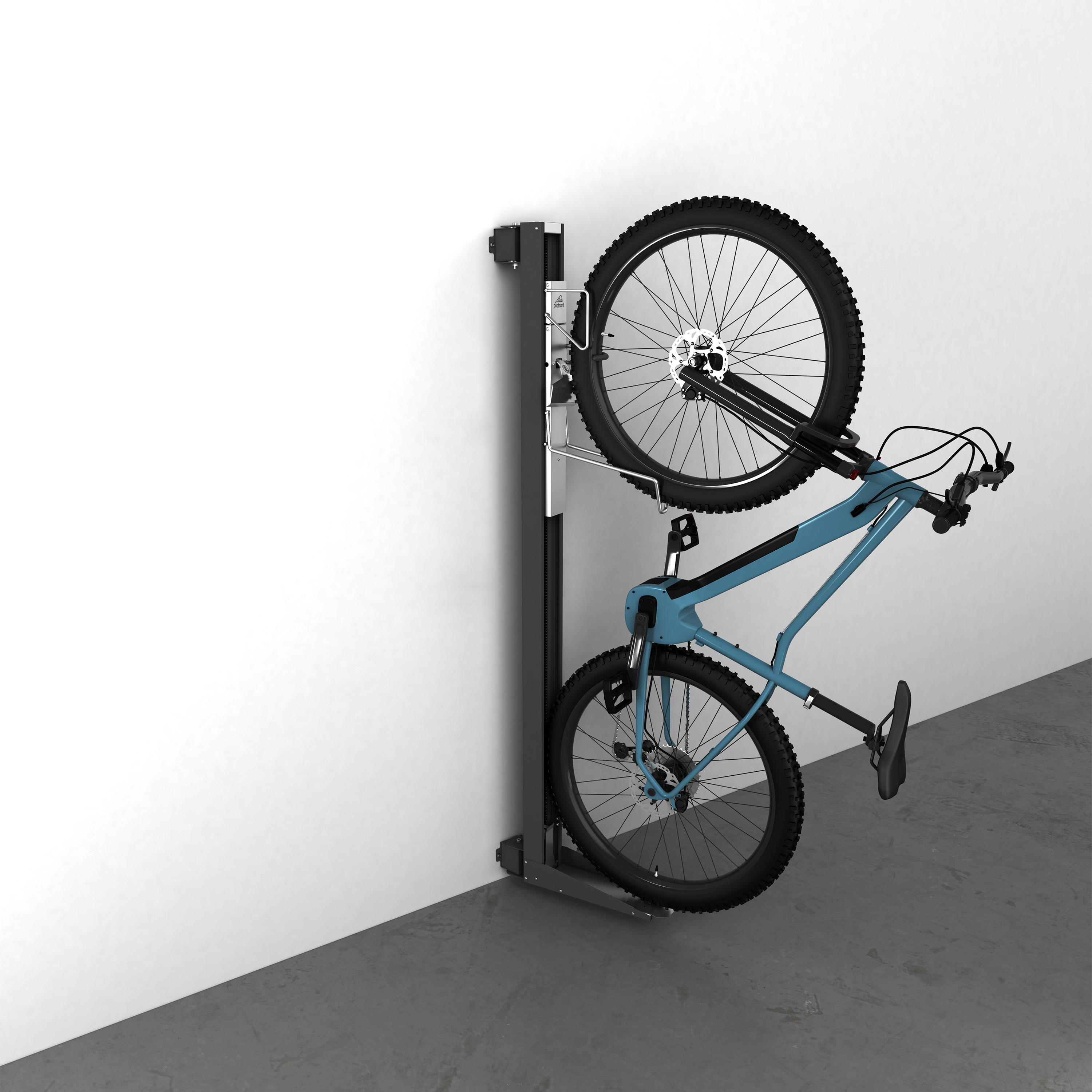 Sykkelstativ Biohort BikeLift Svingbar for Veggmontering