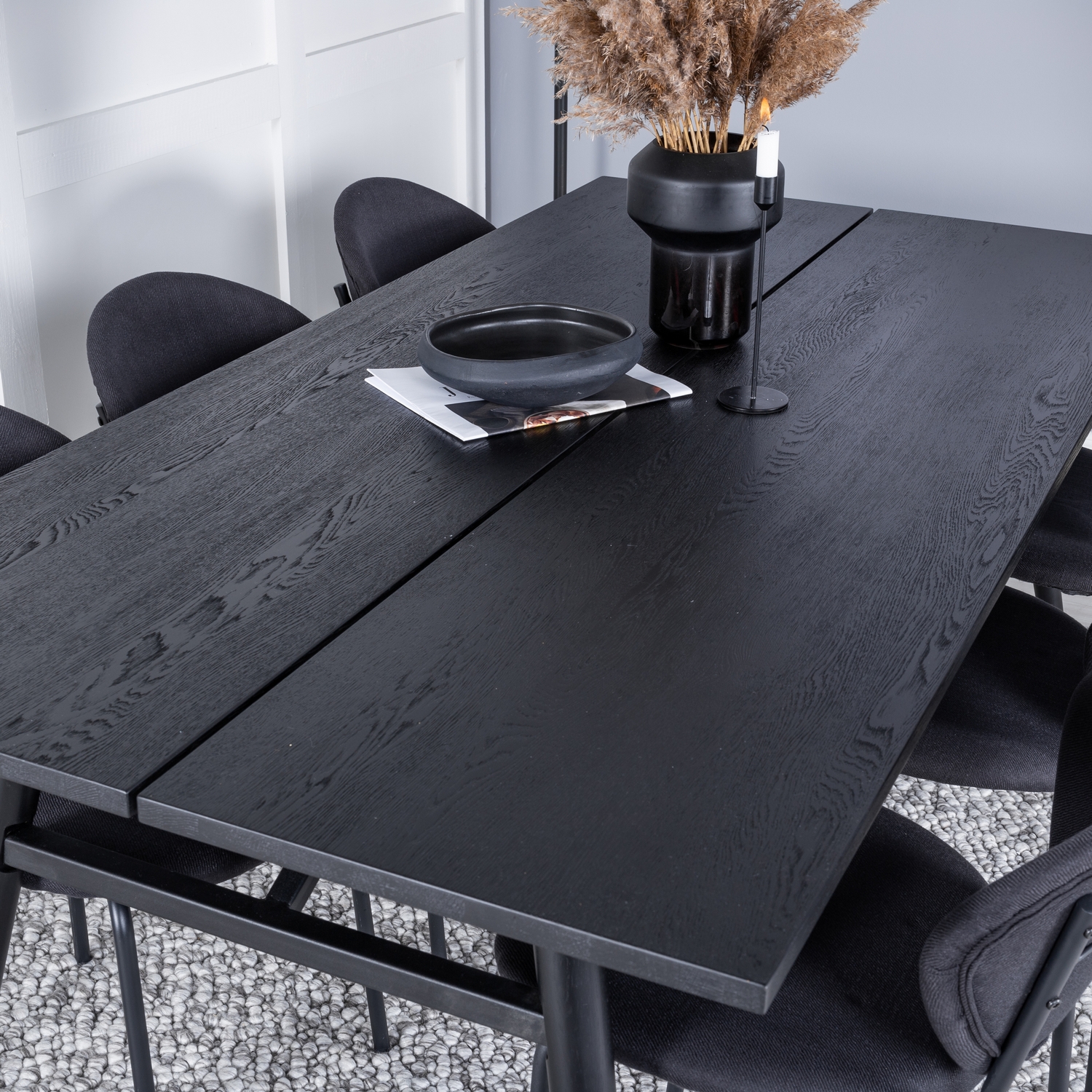 Spisegruppe Venture Home Salt med 6 Valor Stoler