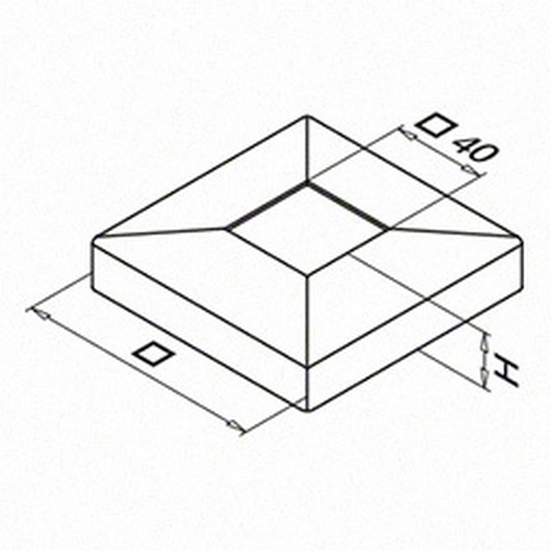 Deksel Herrljunga Ledstångsfabrik 4511 Utendørs