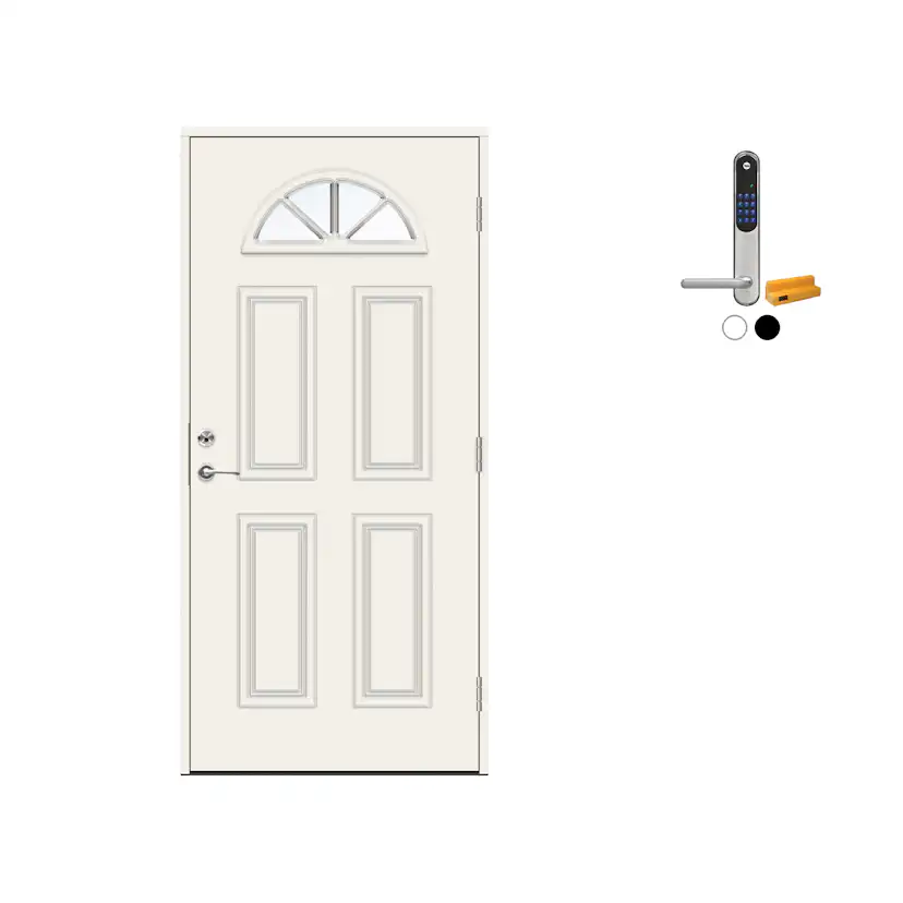 Ytterdør Swedoor Advance-Line Classic Clementi med Yale Entrus