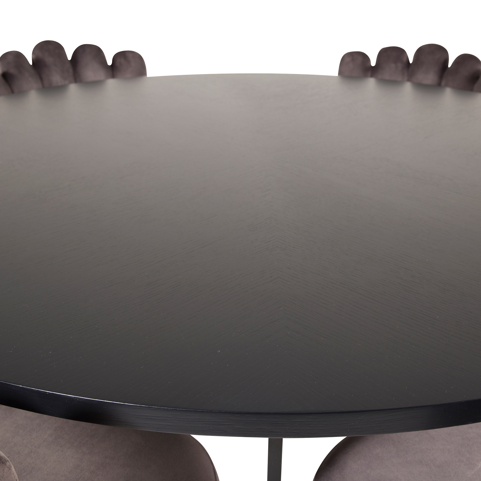Spisegruppe furniture/fashion Copenhagen med 6 Grå Limhamn Light Stoler