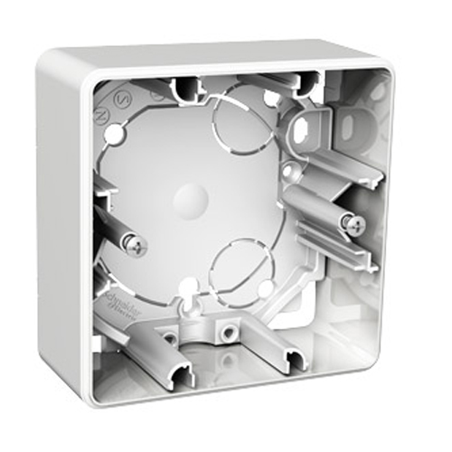 Forhøyningsramme Schneider Electric Exxact Hvit