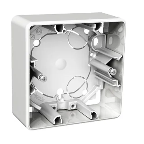 Forhøyningsramme Schneider Electric Exxact Hvit